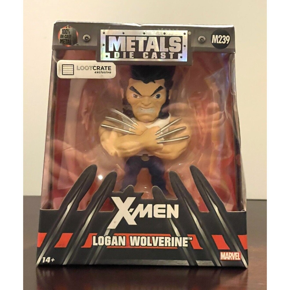 Logan Wolverine X-Men Jada Metals M239 Die Cast Loot Crate Marvel EXCLUSIVE New